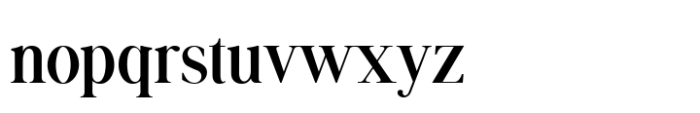Moderna Serif Medium Font LOWERCASE