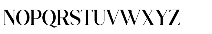 Moderna Serif Regular Font UPPERCASE