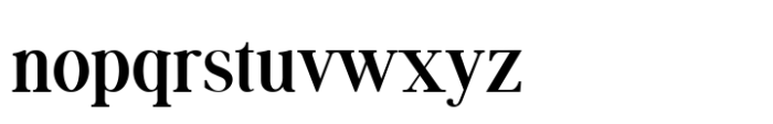 Moderna Serif Semi Bold Font LOWERCASE