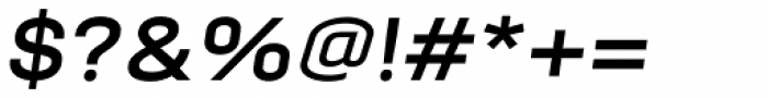 Moderna Unicase Bold Italic Font OTHER CHARS