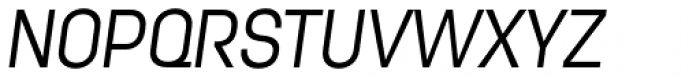 Moderna Unicase Condensed Light Italic Font UPPERCASE