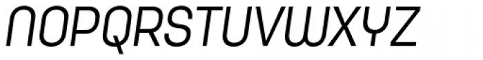 Moderna Unicase Condensed Light Italic Font LOWERCASE