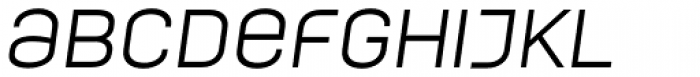 Moderna Unicase Light Italic Font LOWERCASE