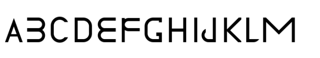 Moderni Regular Font UPPERCASE