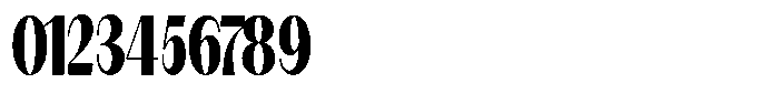 Modernity Black Condensed Font OTHER CHARS