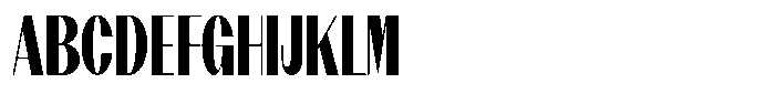 Modernity Black Condensed Font UPPERCASE