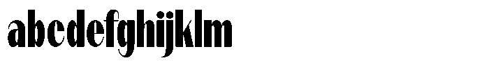 Modernity Black Condensed FONT