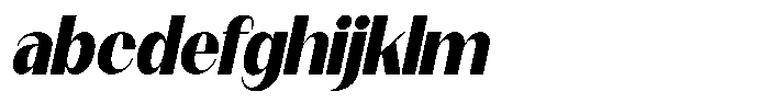 Modernity Black Italic FONT