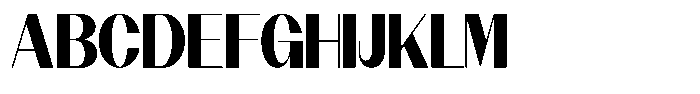 Modernity Black Font UPPERCASE