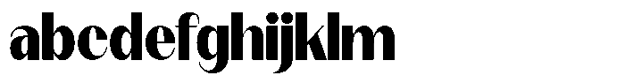 Modernity Black FONT