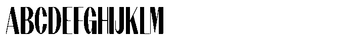 Modernity Bold Condensed Font UPPERCASE