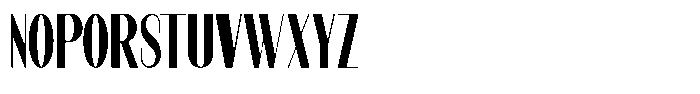 Modernity Bold Condensed Font UPPERCASE
