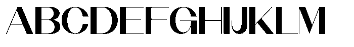 Modernity Bold Expanded Font UPPERCASE