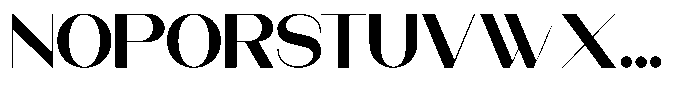 Modernity Bold Expanded Font UPPERCASE