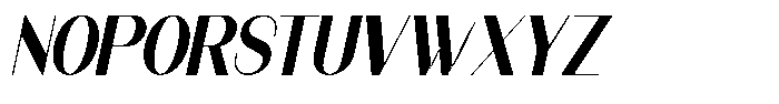 Modernity Bold Italic Font UPPERCASE