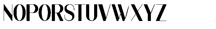 Modernity Bold Font UPPERCASE