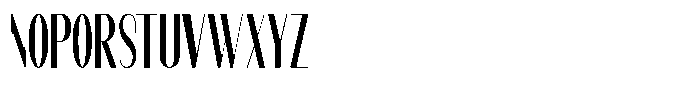 Modernity Condensed Font UPPERCASE