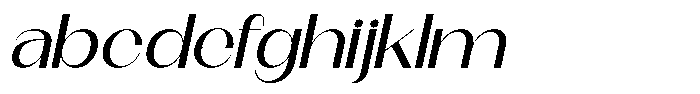 Modernity Expanded Italic FONT
