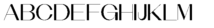 Modernity Expanded Font UPPERCASE