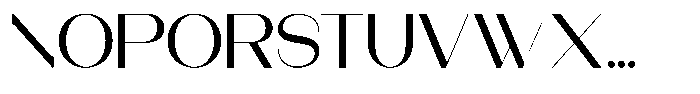 Modernity Expanded Font UPPERCASE