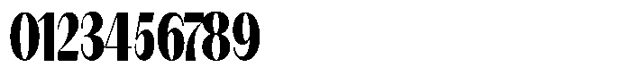 Modernity Extra Black Condensed Font OTHER CHARS