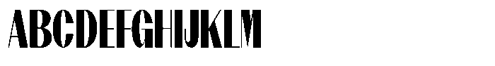 Modernity Extra Black Condensed Font UPPERCASE