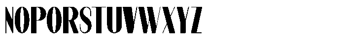 Modernity Extra Black Condensed Font UPPERCASE