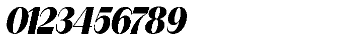Modernity Extra Black Italic Font OTHER CHARS