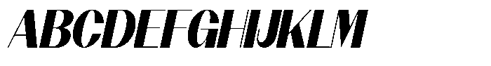 Modernity Extra Black Italic Font UPPERCASE