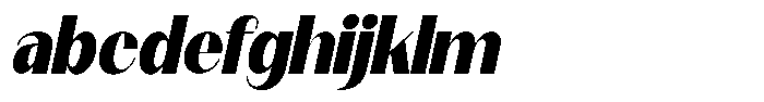 Modernity Extra Black Italic FONT