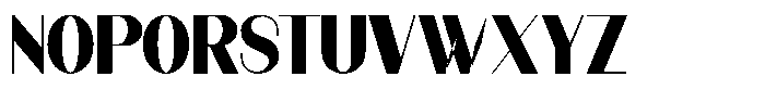 Modernity Extra Black Font UPPERCASE