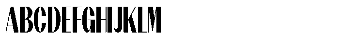 Modernity Extra Bold Condensed Font UPPERCASE