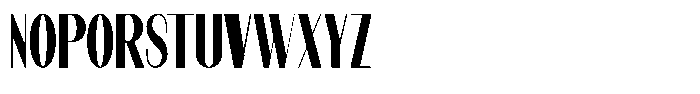 Modernity Extra Bold Condensed Font UPPERCASE
