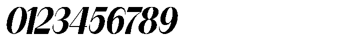 Modernity Extra Bold Italic Font OTHER CHARS