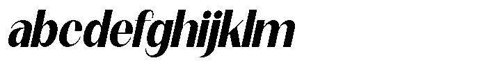 Modernity Extra Bold Italic FONT