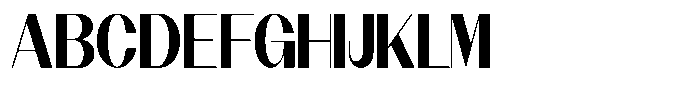 Modernity Extra Bold Font UPPERCASE