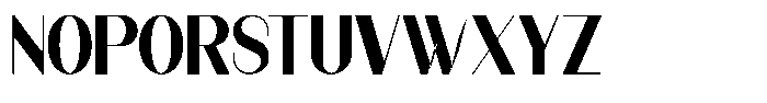 Modernity Extra Bold Font UPPERCASE