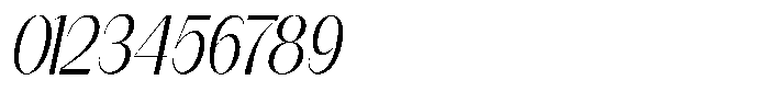 Modernity Extra Light Italic Font OTHER CHARS