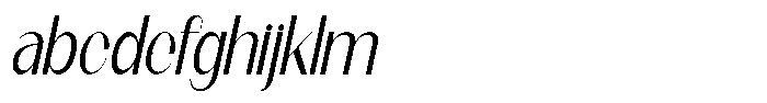 Modernity Extra Light Italic FONT