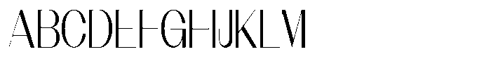 Modernity Extra Light Font UPPERCASE