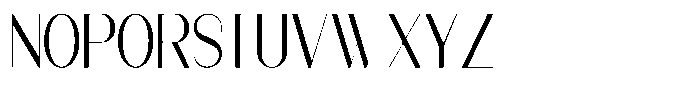Modernity Extra Light Font UPPERCASE