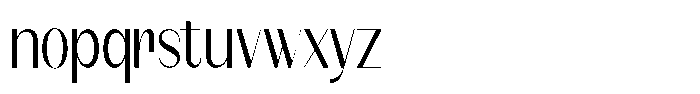 Modernity Extra Light Font LOWERCASE