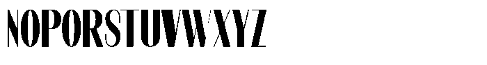Modernity Heavy Condensed Font UPPERCASE