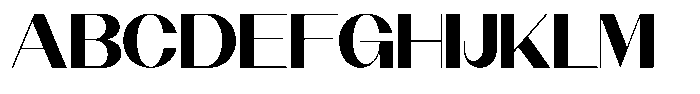 Modernity Heavy Expanded Font UPPERCASE