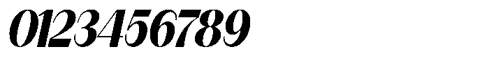 Modernity Heavy Italic Font OTHER CHARS