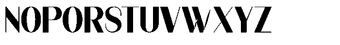 Modernity Heavy Font UPPERCASE