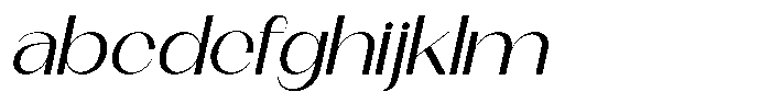 Modernity Light Expanded Italic FONT