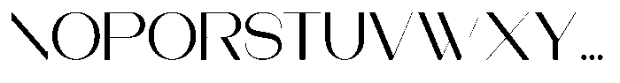 Modernity Light Expanded Font UPPERCASE