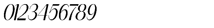 Modernity Light Italic Font OTHER CHARS