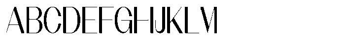 Modernity Light Font UPPERCASE